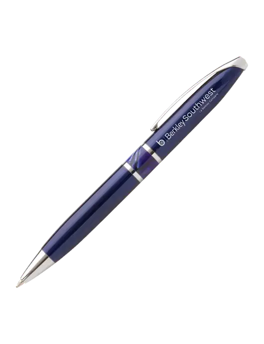 Illusion Navy Pen - Black Ink w/Berkley SW logo