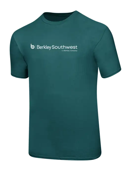 Ring Spun Dark Teal 4.5 oz T-Shirt w/Berkley SW logo
