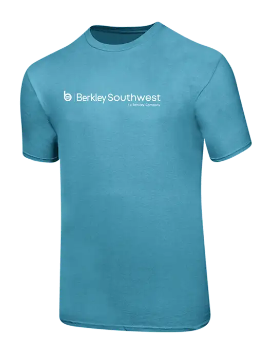 Ring Spun Light Sapphire 4.5 oz T-Shirt w/Berkley SW logo