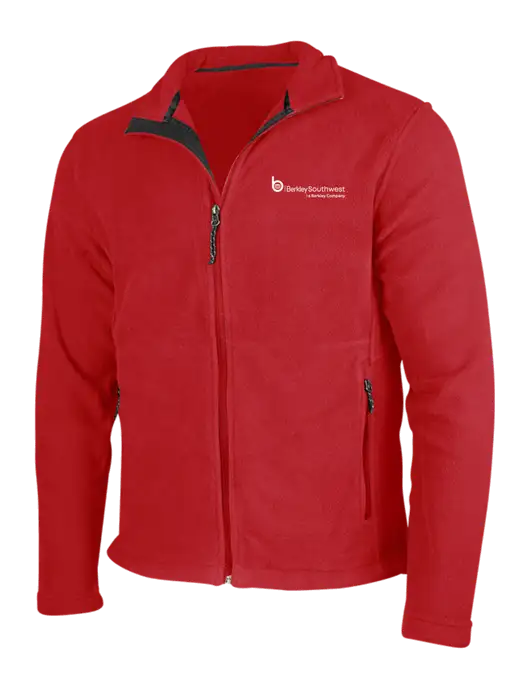 Red Fleece Jacket w/Berkley SW logo