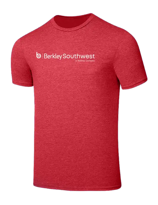 Seriously Soft Heathered Red T-Shirt w/Berkley SW logo