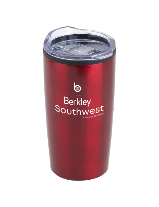 Olympus Red 20 oz Tumbler w/Berkley SW logo