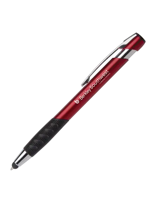 Alize Red Stylus Black Ink Pen w/Berkley SW logo