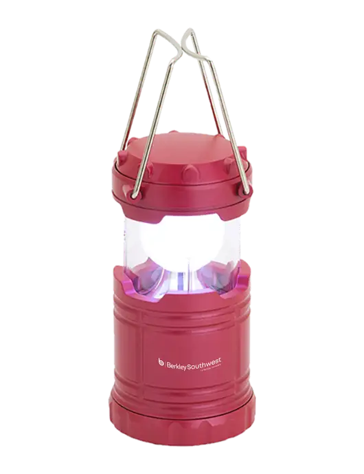 Red Mini Retro Lantern w/Berkley SW logo