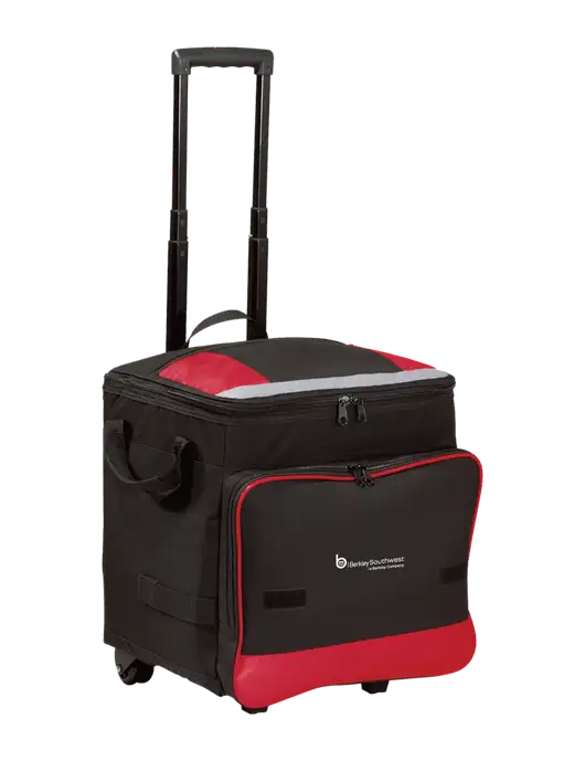 Red Rolling Cooler w/Berkley SW logo