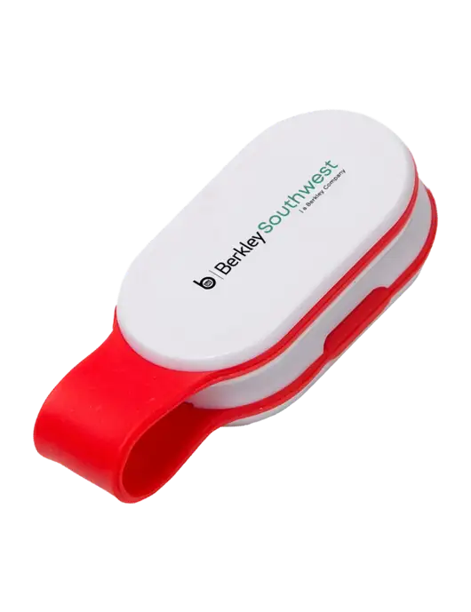 Magna Clip Red Personal Safety Light w/Berkley SW logo