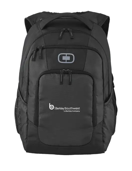 OGIO Diesel Grey Logan Laptop Backpack
 w/Berkley SW logo